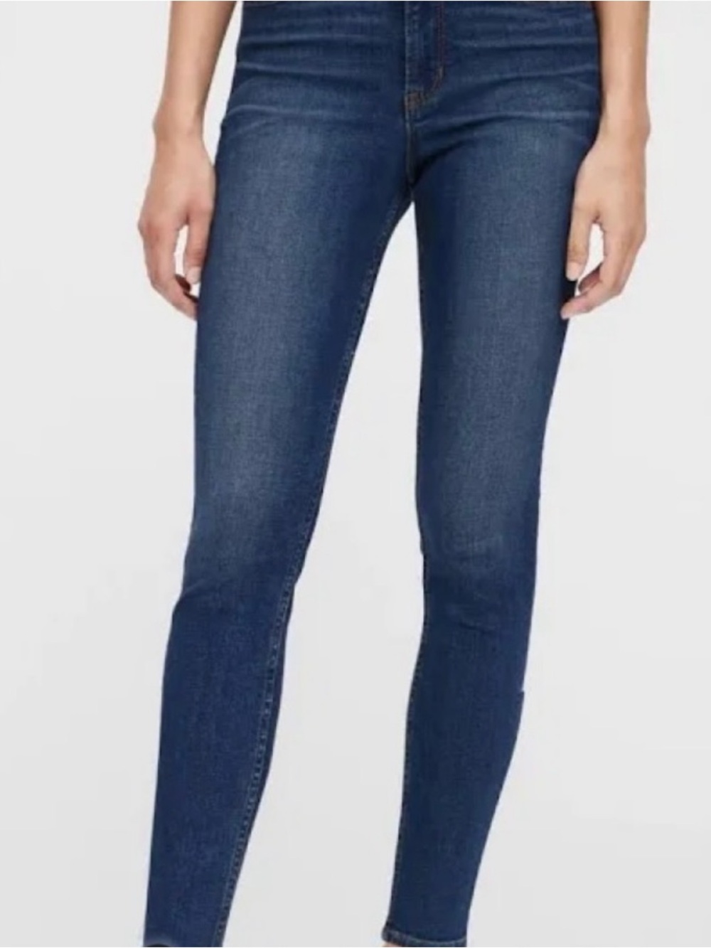 GAP High Rise Skinny Leggings Jeans in Dark Blue Denim